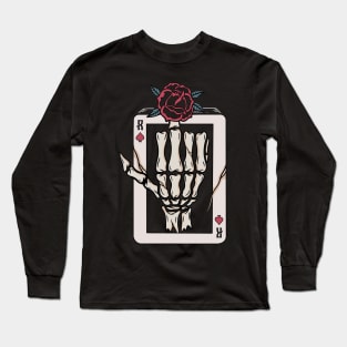 Rose and skull Long Sleeve T-Shirt